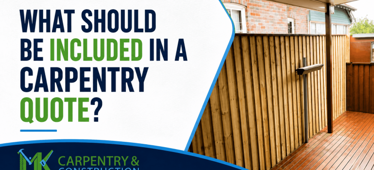 carpentry quote Sydney