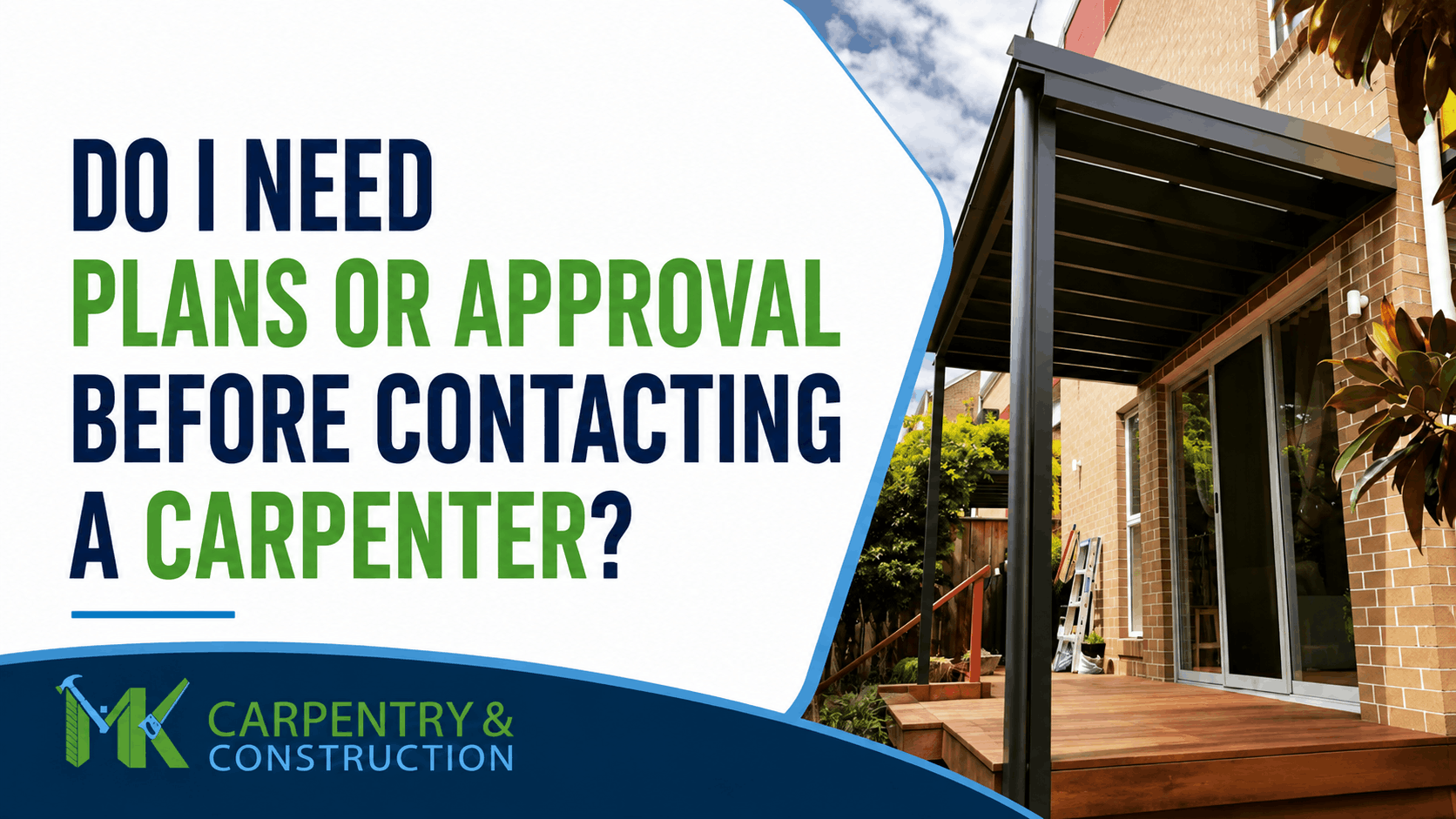 plans before contacting a carpenter
