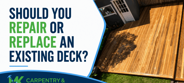 repair or replace a deck